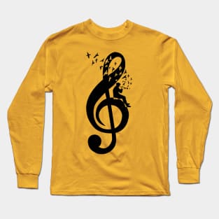 Treble Clef - Bugle Long Sleeve T-Shirt